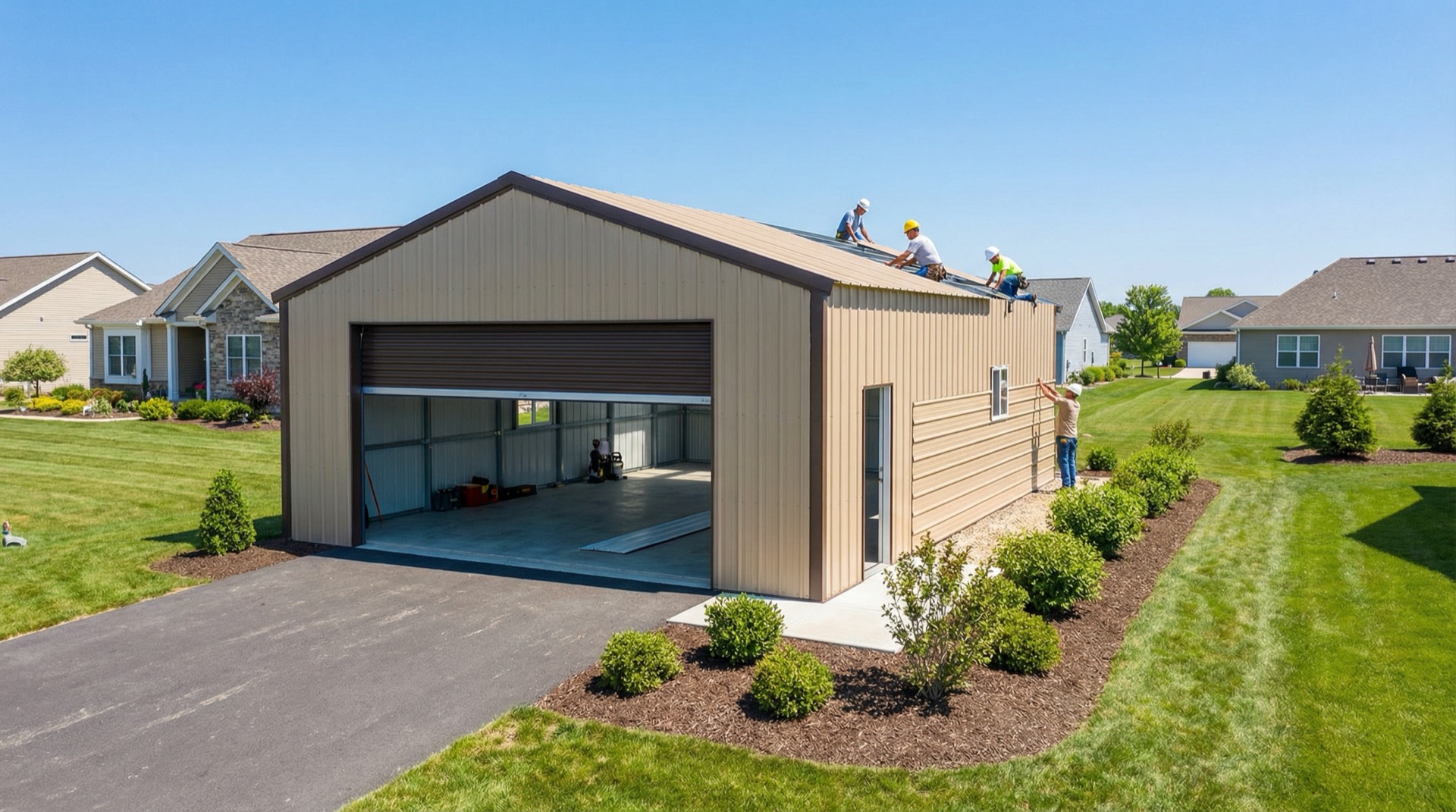 Custom metal buildings