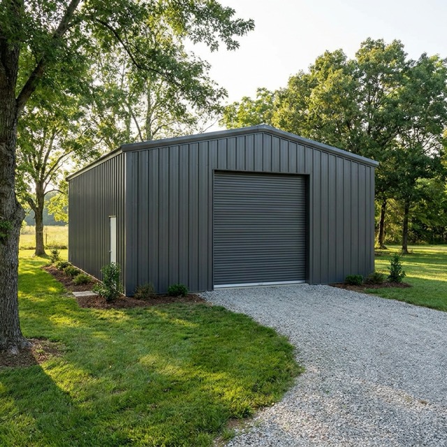30x40 metal building Michigan - 1200 sq ft pre-engineered steel structure