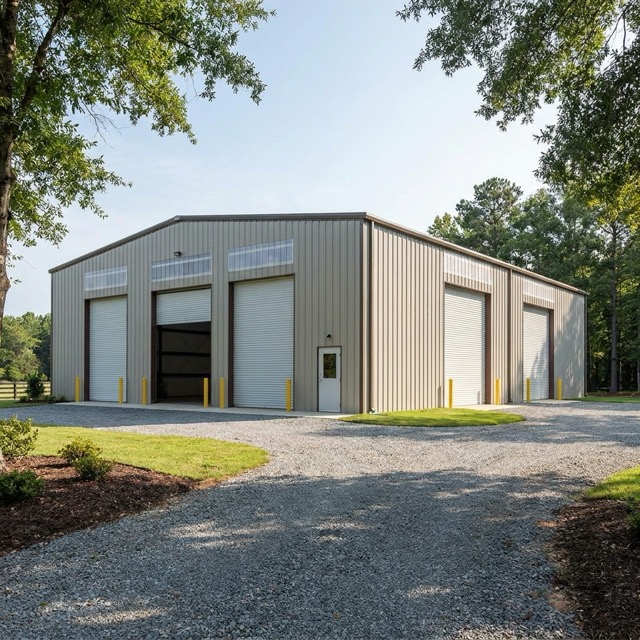 40x60 metal building layout Michigan - dimensions and clear span