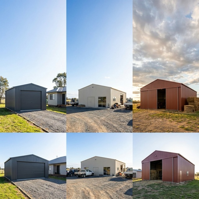 steel building size comparison Michigan - garage vs workshop vs barn