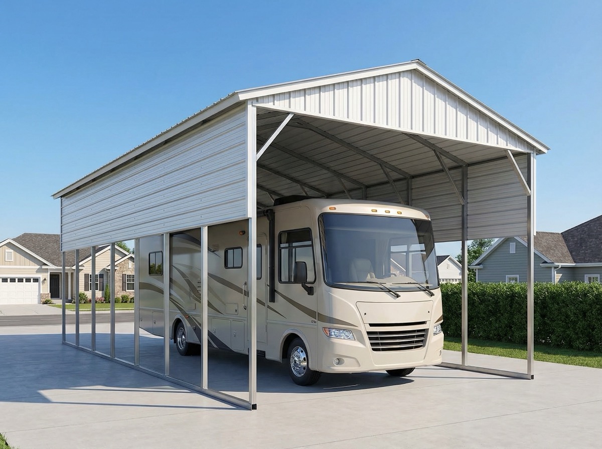 Metal RV Covers in Michigan